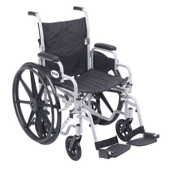 Picture of Drive Poly-Fly Lightweight Wheelchair/Transport Chair Combo
