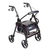 drive-duet-dual-function-transport-wheelchair-rollator-rolling-walker-black